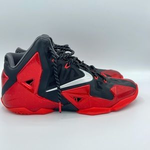 Men’s Nike Lebron XI Away Black/Red